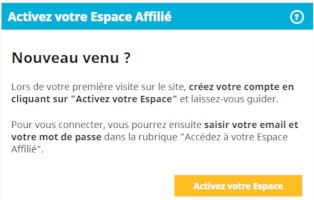 Activation espace client Mielmut.fr