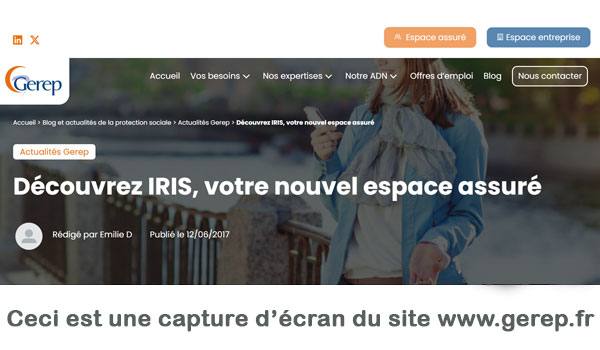 services.gerep.fr : Comment accéder à mon compte IRIS Gerep ?